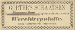Advertentie in Nederlandsche Sport 4 december 1897