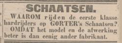Advertentie in Nieuwsblad van het Noorden 8 januari 1901