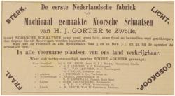 Advertentie in Nederlandsche Sport 17 november 1894