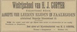 Advertentie in Provinciale Overijsselsche en Zwolsche Courant 23 oktober 1897