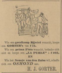 Advertentie in Provinciale Overijsselsche en Zwolsche Courant 14 april 1902
