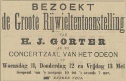 Advertentie in Provinciale Overijsselsche en Zwolsche Courant 11 mei 1898
