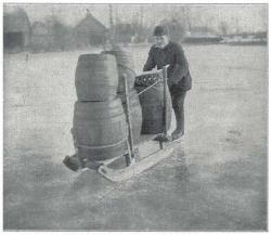 Biertransport op het ijs