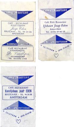 Amsterdam - Café Restaurant Kunstijsbaan Jaap Eden