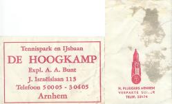 Arnhem - Tennis en IJsbaan De Hoogkamp