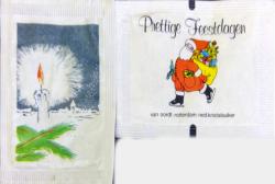 Prettige Feestdagen - Kaars op achterzijde