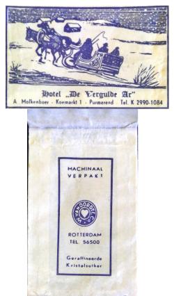 Purmerend - Hotel "De Vergulde Ar"