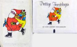 Prettige Feestdagen - Zelfde kerstman op achterzijde