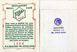 Leek- Hotel Restaurant Café De Hulst