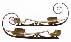 Krulschaats schaatsenmaker T.G. Roberts (USA)