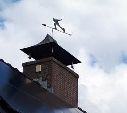 Windwijzer schaatser