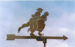 Windwijzers Schaatsend echtpaar