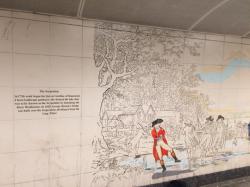 The Serpentine, tile mural Hyde Park metro