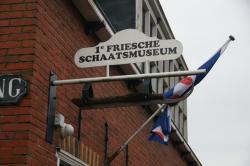 Uithangbord Eerste Friesche Schaatsmuseum