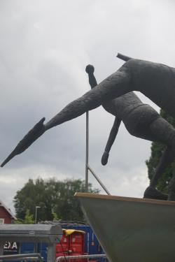 To Skøyteløpere (Flukten)