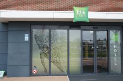 Portaal met Schaatser