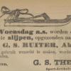 Advertentie 1912 schaatsenverkoper G.S.Thedinga, Assen