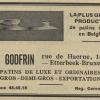 Advertentie 1938 schaatsenmaker J. Godfrin, Brussel (België)