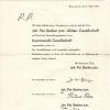Aankondiging 1937 omzetting van een AG naar een KG schaatsenmaker J.P. Becker jr, Remscheid (Duitsland)