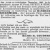 Advertentie 1881 aankondiging merk MUIS
