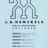 Kaft catalogus ca.1935 schaatsenmaker J.A. Henckells, Solingen (Duitsland)