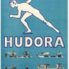 Affiche ca.1940 schaatsenfabriek Hudora, Radevormwald / Remscheid
