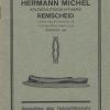 Kaft catalogus ca.1930 schaatsenfabriek H. Michel, Remscheid (Duitsland)
