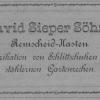 Advertentie 1884 schaatsenmaker David Sieper Söhne, Remscheid (Duitsland)