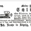 Advertentie 1865 spiraalveer schaats O.H. Kratze, Leipzig (Duitsland)