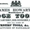 Advertentie 1847 firma J. Howarth, Sheffield (Engeland)