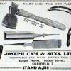 Advertentie 1938 J. Cam&Sons, Sheffield (Engeland)