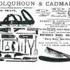 Advertentie 1898 schaatsen maker Colquhoun&Cadman, Sheffield (Engeland)
