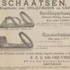 Nederlandse advertentie 1889 schaatsen Colquhoun&Cadman, Sheffield (Engeland)