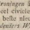 Advertentie 1789 schaatsenverkoper G. Oterdoom, Groningen