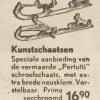 Advertentie 1953 Pertutti schaatsen verkoper warenhuis V&D