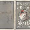 Kaft catalogus 1907-1908 skating factory Barney&Berry, Springfield (USA)