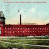 Poatkaart ca. 1910 met fabriek Barney&Berry, Springfield (USA)