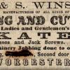 Advertentie 1865 schaatsenfabriek S.C.&S.Winslow, Worcester Massachusetts (USA)