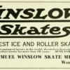 Advertentie 1908 schaatsenfabriek S.C.&S.Winslow, Worcester Massachusetts (USA)