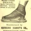 Reclame op enveloppe schaatsenmaker W.M. Hawkins, Derby Connecticut (USA)