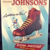 Affiche ca. 1955 schaatsenmaker Nestor Jonson, Chicago (Illinois USA)