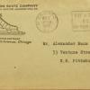 Enveloppe 1937 Alfred Johnson Skate Company, Chicago (Illinois USA)