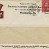 Enveloppe 1913 Keen Kutter schaatsenmaker Simmons Hardware, St.Louis (Missouri USA)