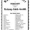 Advertentie 1873 schaatsenmaker R. Müller, Remscheid (Duitsland)