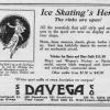 Advertentie 1919 schaatsenverkoper Davega Stores, New York City (USA)