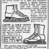 Advertentie 1918 schaatsenverkoper Davega Stores, New York City (USA)