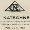 Reclame schaatsenmaker Emil Katschner, Police nad Metují (Tsjechië)