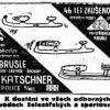 Advertentie 1934 schaatsenmaker Emil Katschner, Police nad Metují (Tsjechië)