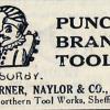 Advertentie 1938 Turner,Naylor&Co, Sheffield (Engeland)
