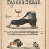 Hilliards Patent Skate  Prijscourant ca.1880 schaatsenmaker M. Hunter$Son, Sheffield (Engeland)